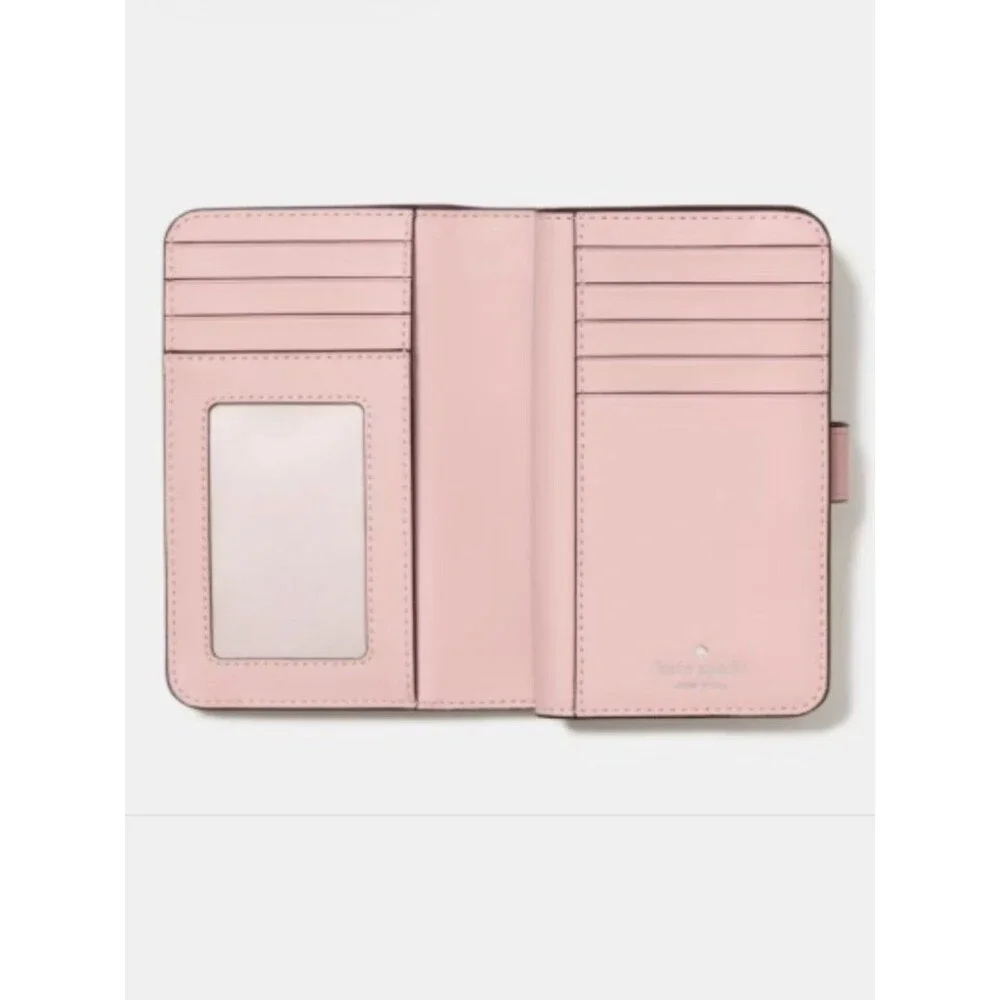 kate spade Pink Pebbled Leather Wallet